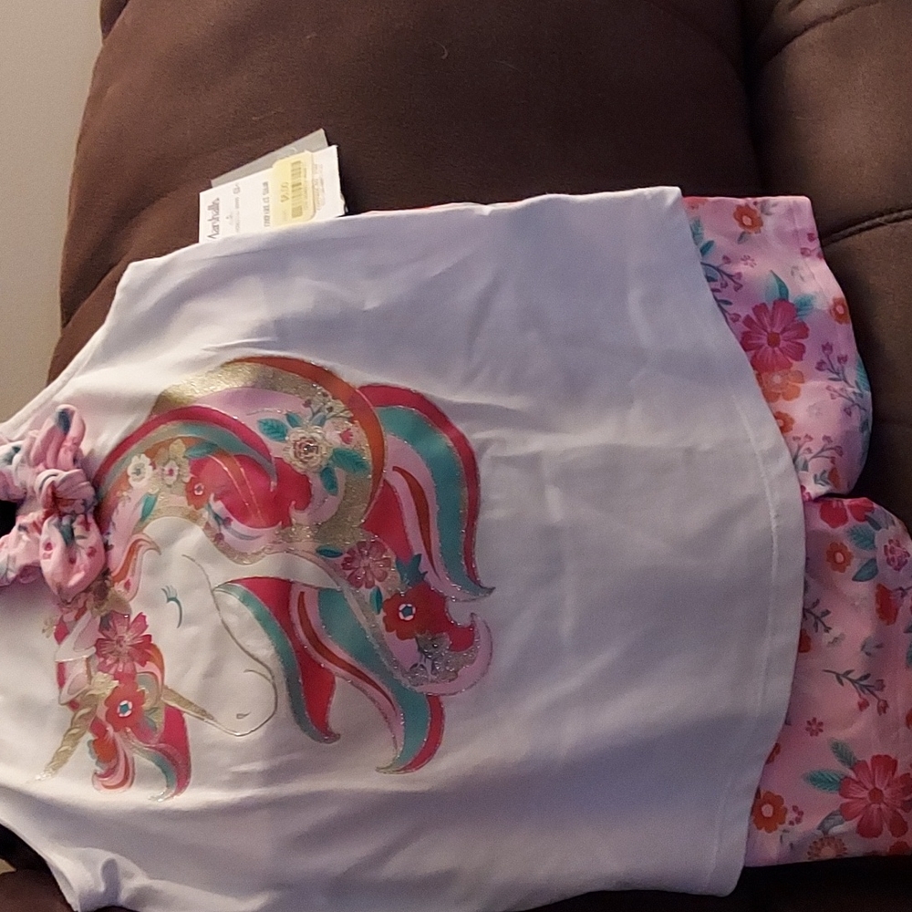 Tanktop short set with unicorn 🦄